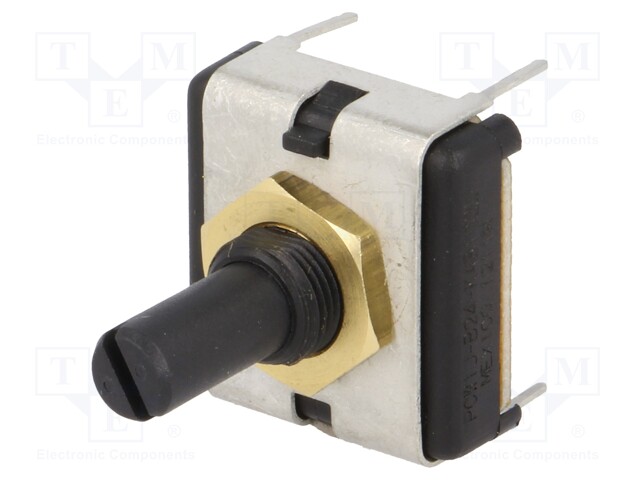 Potentiometer: shaft; single turn; 1kΩ; ±20%; 0.75W; linear; 6.35mm