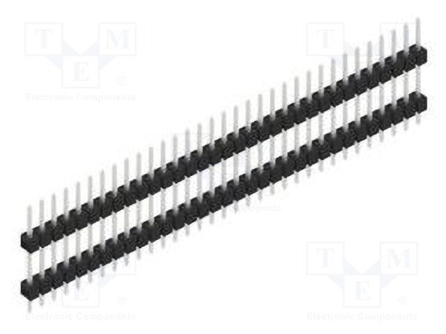 Connector: pin strips; pin header; male; PIN: 33; 2.54mm; THT; 1x33