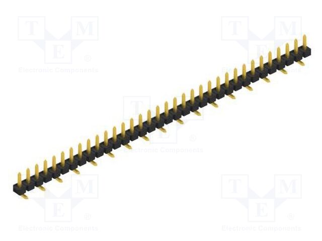 Connector: pin strips; pin header; male; PIN: 34; 2.54mm; SMT; 1x34