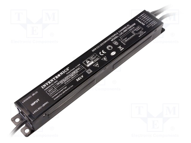 Power supply: switched-mode; LED; 66W; 560mA; OUT: 1