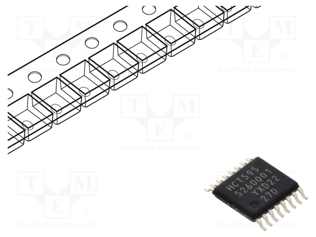 IC: digital; CMOS; SMD; TSSOP16; HCT; 4.5÷5.5VDC; -40÷125°C