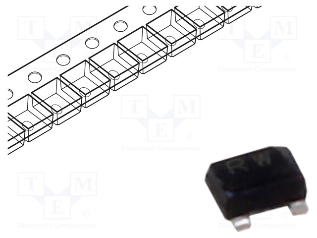 Transistor: N-MOSFET; unipolar; 20V; 0.1A; Idm: 0.4A; 150mW; SOT723