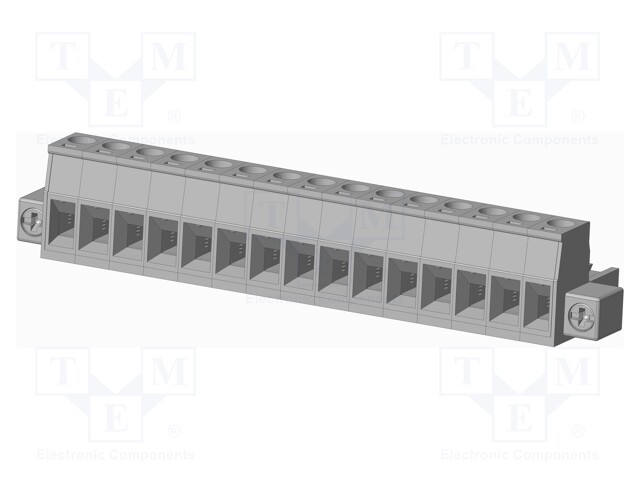 Connector: pluggable terminal block; plug; female; straight; grey