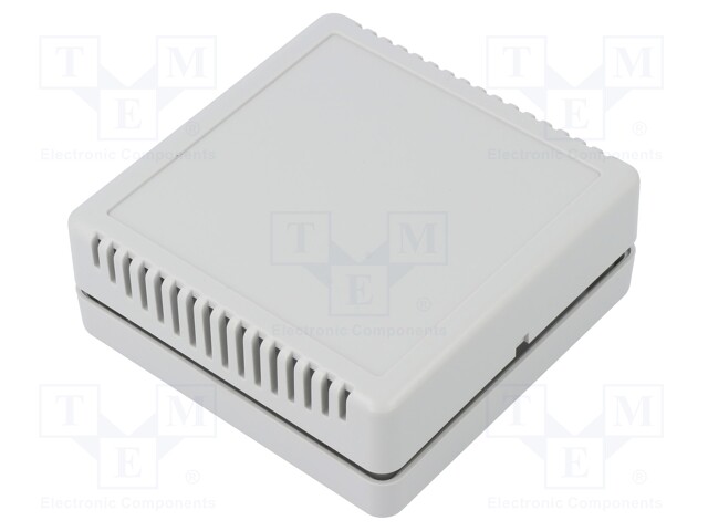 Enclosure: multipurpose; X: 100mm; Y: 100mm; Z: 35mm; vented; ABS