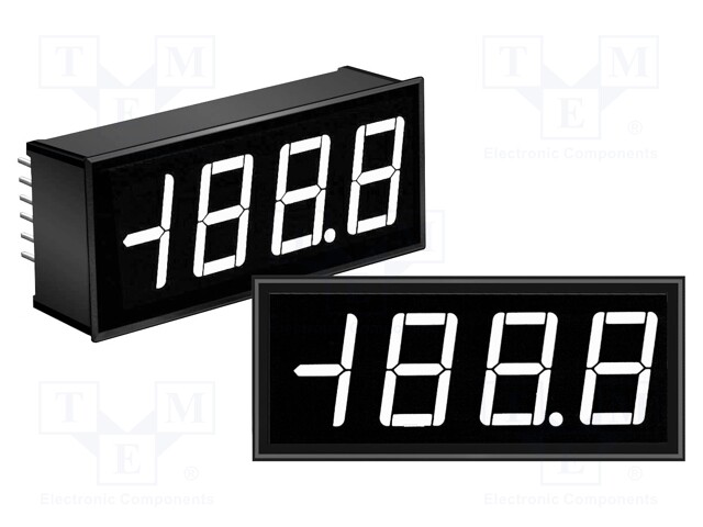 Voltmeter; digital,mounting; -200÷200V; Meas.accur: ±3%; on panel