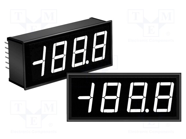 Voltmeter; digital,mounting; -2÷2V; Meas.accur: ±3%; on panel