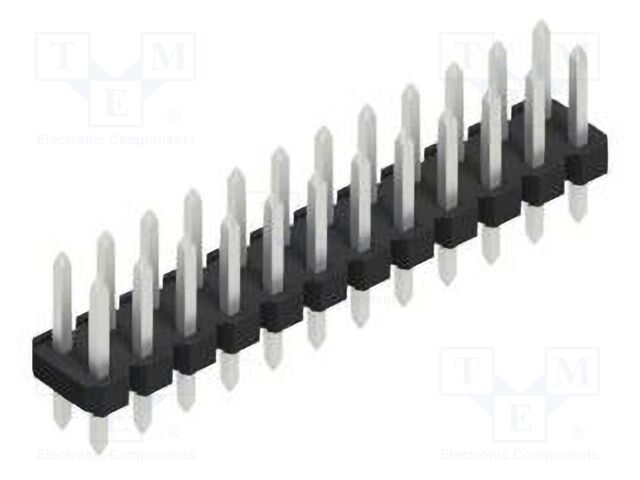 Connector: pin strips; pin header; male; PIN: 24; 2.54mm; THT; 2x12