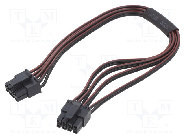 Cable; Micro-Fit 3.0; female-female; PIN: 8; 0.2m; 4A; TLYp; 0.35mm2