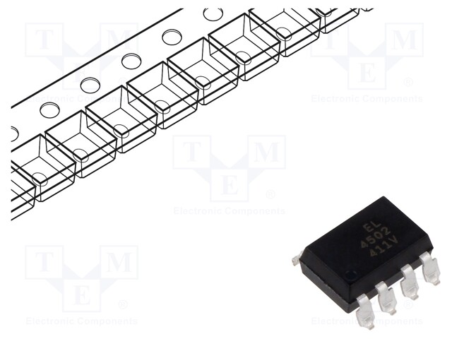 Optocoupler; SMD; Ch: 1; OUT: transistor; 5kV; CTR@If: 19-50%@16mA