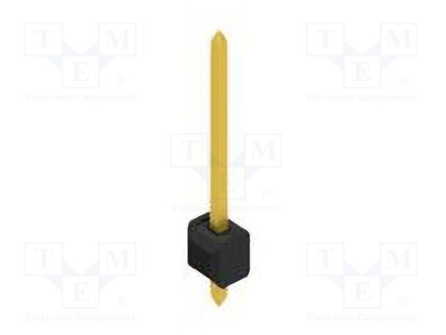 Connector: pin strips; pin header; male; PIN: 1; 2.54mm; THT; 1x1