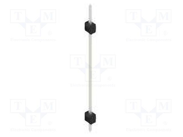 Connector: pin strips; pin header; male; PIN: 1; 2.54mm; THT; 1x1