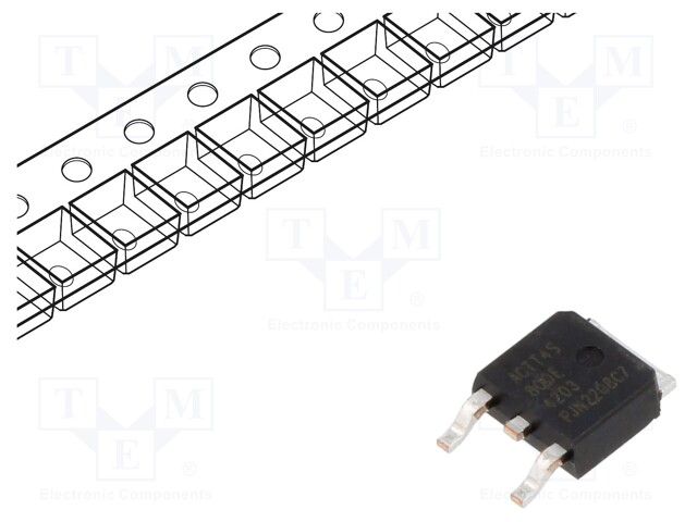 Thyristor: AC switch; 800V; Ifmax: 4A; Igt: 10mA; DPAK; SMD