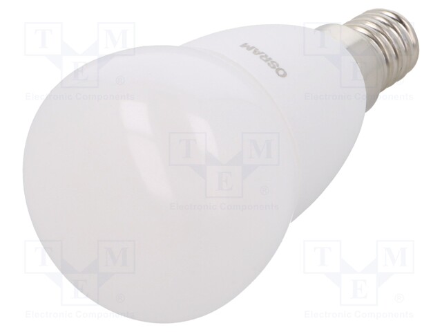 LED lamp; neutral white; E14; 230VAC; 470lm; 5W; 4000K; CRImin: 80