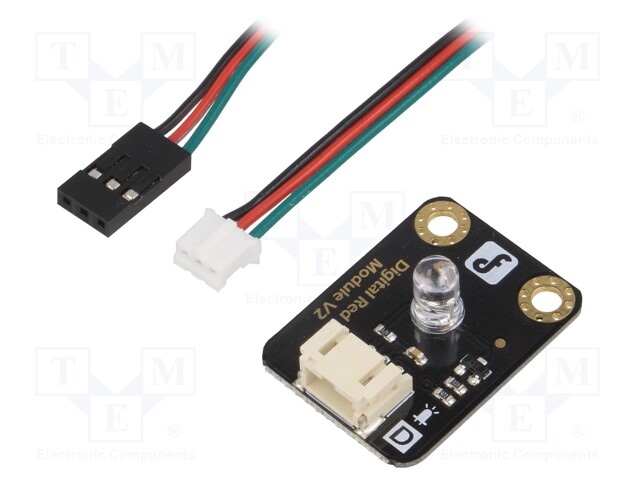 Module: LED; Gravity; 3.3÷5VDC; Colour: red