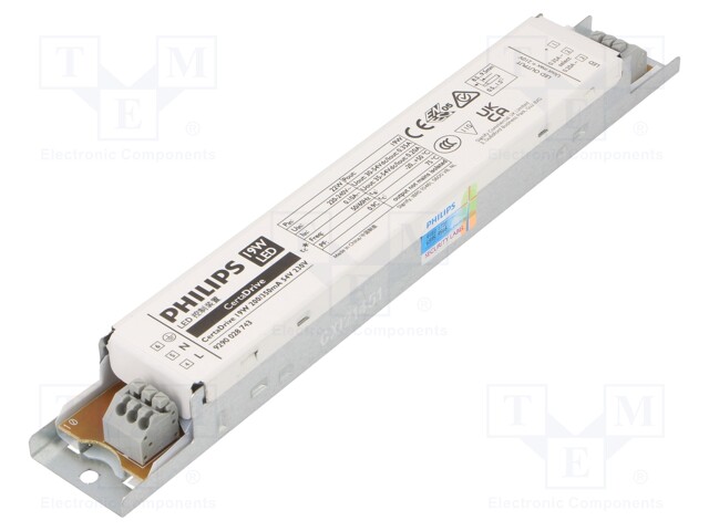 Power supply: switched-mode; LED; 19W; 35÷54VDC; 200÷350mA; IP20