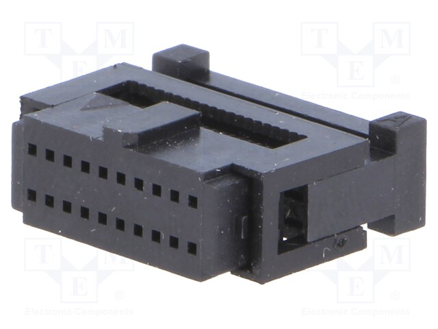 Plug; IDC; female; PIN: 20; IDC; for ribbon cable; 0.635mm