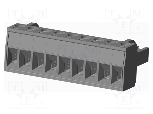 Connector: pluggable terminal block; plug; female; straight; grey