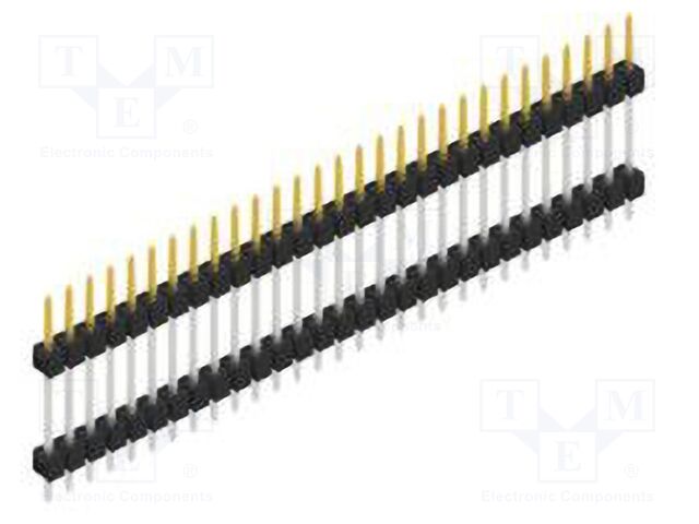 Connector: pin strips; pin header; male; PIN: 29; 2.54mm; THT; 1x29