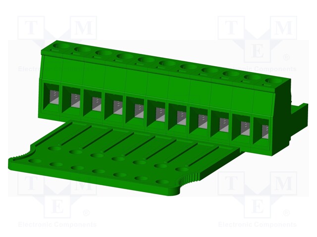 Connector: pluggable terminal block; plug; female; straight; 5mm