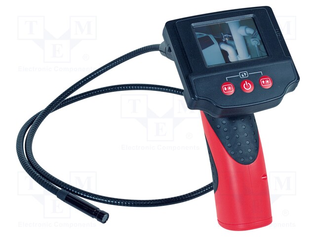 Inspection camera; Display: LCD 2,4"; Cam.res: 720x480; Len: 1.8m