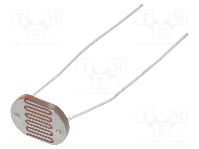 Photoresistor; 200mW; 5÷10kΩ; 560nm; Mounting: THT; ØLED: 12mm