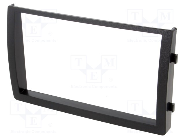 Radio mounting frame; Nissan; 2 DIN; black