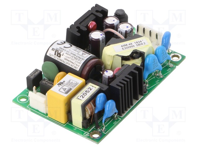 40W; 120÷370VDC; 90÷264VAC; 48VDC; 834mA; -20÷70°C; Mounting: panel