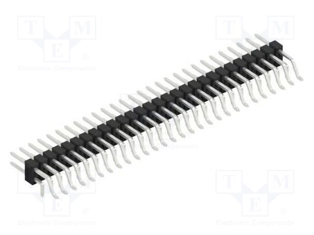Connector: pin strips; pin header; male; PIN: 56; 2.54mm; SMT,THT
