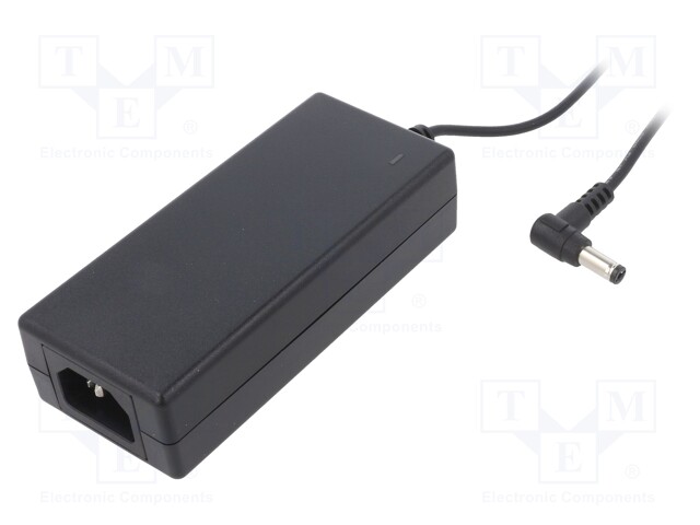 Power supply: switched-mode; 48VDC; Out: 5,5/2,1; desktop