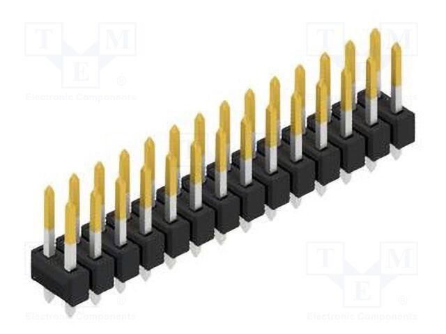 Connector: pin strips; pin header; male; PIN: 28; 2.54mm; THT; 2x14