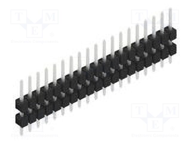 Connector: pin strips; pin header; male; PIN: 19; 2.54mm; THT; 1x19