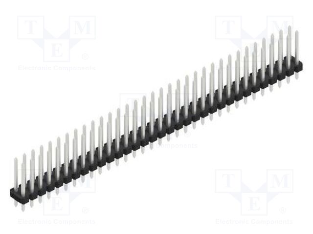 Connector: pin strips; pin header; male; PIN: 66; 2.54mm; THT; 2x33