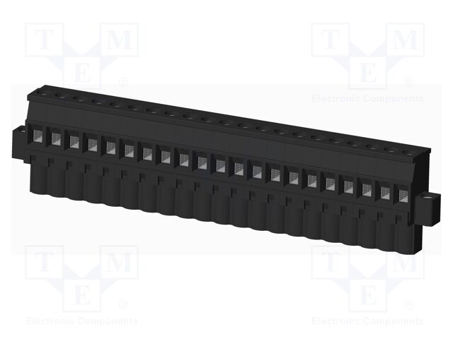 Connector: pluggable terminal block; plug; female; angled 90°