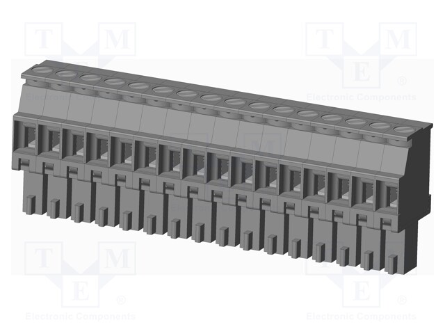 Connector: pluggable terminal block; plug; female; angled 90°