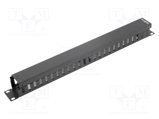 Cable organizer; 1U; Standard: 19"