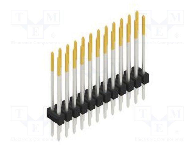 Connector: pin strips; pin header; male; PIN: 24; 2.54mm; THT; 2x12