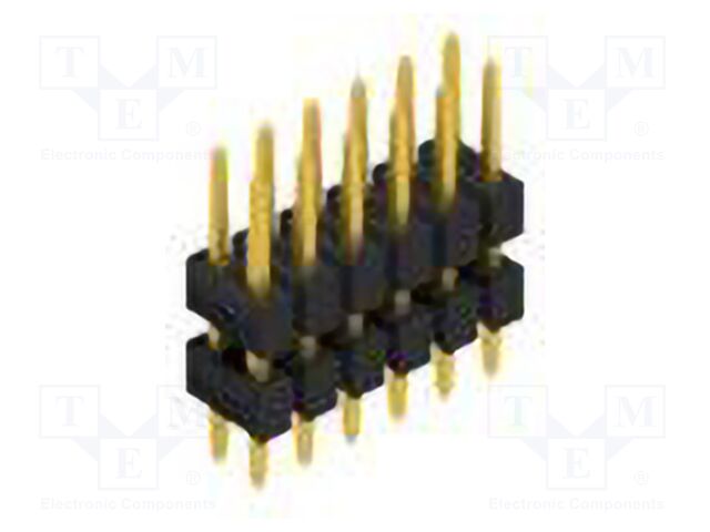 Connector: pin strips; pin header; male; PIN: 12; 2.54mm; THT; 2x6