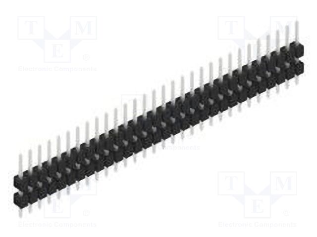 Connector: pin strips; pin header; male; PIN: 30; 2.54mm; THT; 1x30