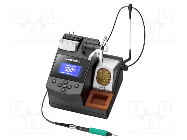 Soldering station; Station power: 25W; 90÷450°C; ESD; Display: LCD
