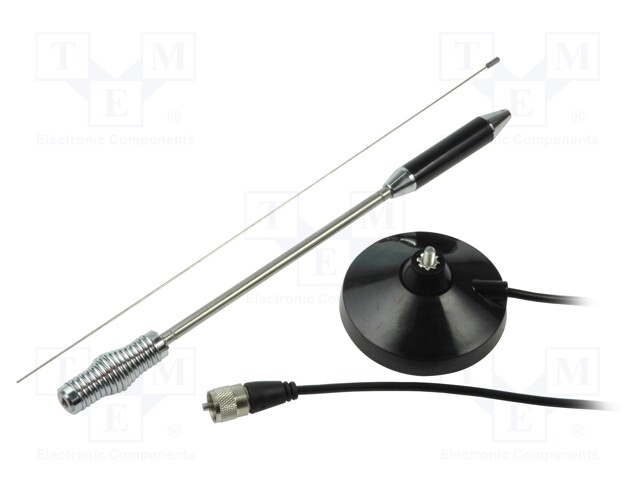 Antenna; CB; Farun JBA 230; 0.65m; 1.5dBi; 100W; magnet; Len: 3.5m