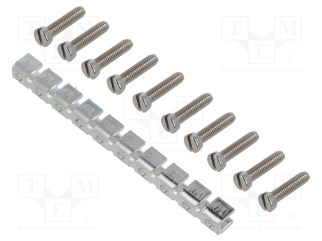 Fixed bridge; terminals: 10; 10mm