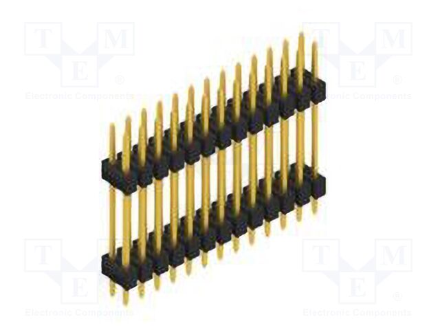 Connector: pin strips; pin header; male; PIN: 26; 2.54mm; THT; 2x13