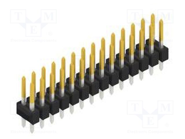 Connector: pin strips; pin header; male; PIN: 28; 2.54mm; THT; 2x14