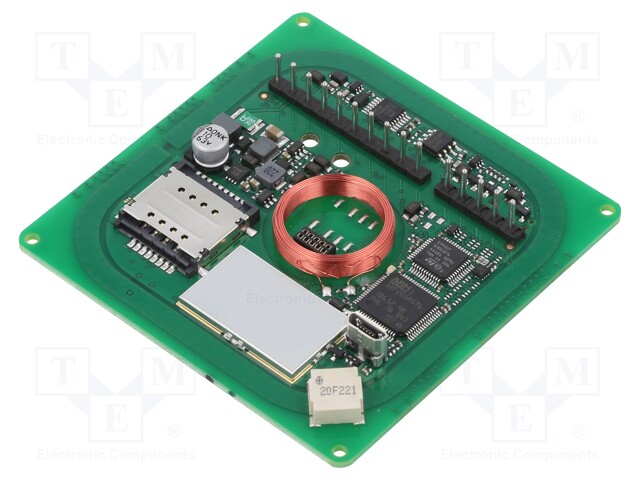 RFID reader; OSDP; 73x73x25.4mm; GPIO,RS485,USB,WIEGAND; 9÷30V