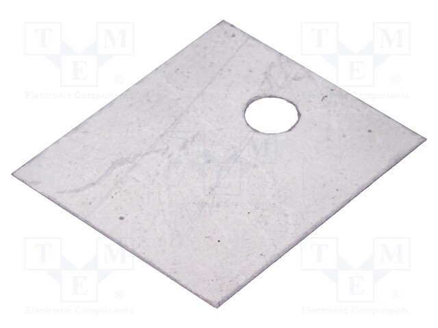 Heat transfer pad: mica; TO218; 0.4K/W; L: 24mm; W: 21mm; D: 0.05mm