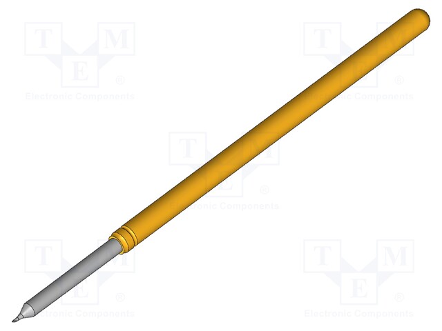 Test needle; Operational spring compression: 4.3mm; 5A; Ø: 0.2mm