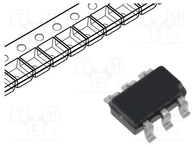 Driver; fan manager; 0.025A; 0÷5.5V; Channels: 1; SOT23A