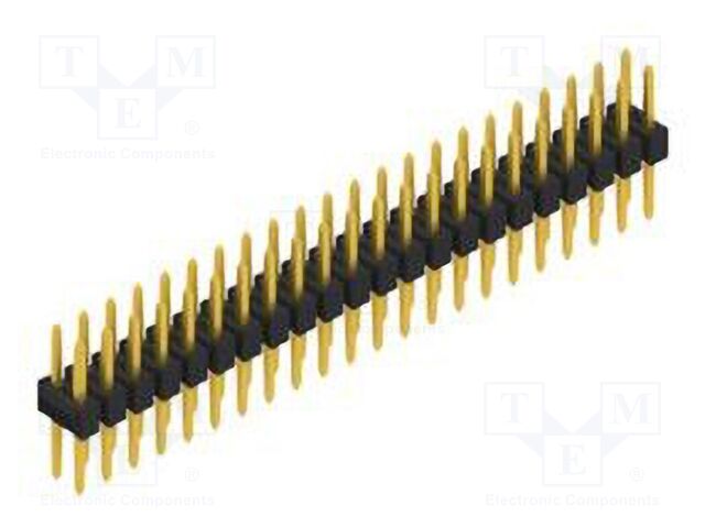 Connector: pin strips; pin header; male; PIN: 44; 2.54mm; THT; 2x22