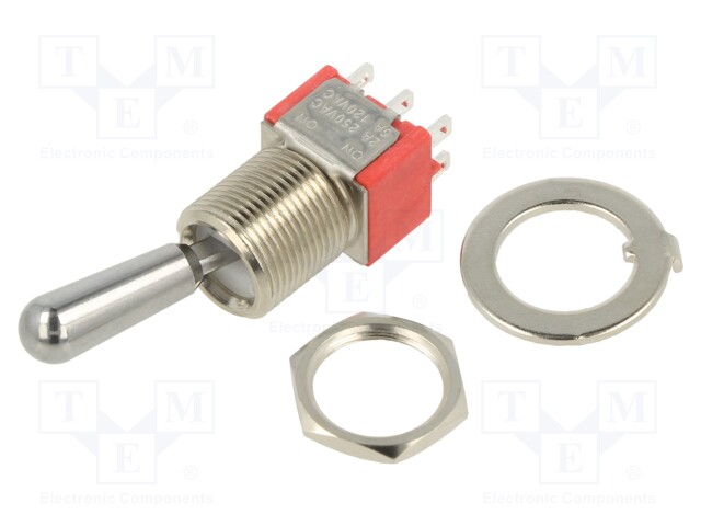 TOGGLE SWITCH, DPDT, 5A, 120VAC, 28VDC