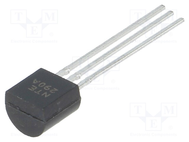 Transistor: PNP; bipolar; 80V; 0.5A; 0.6W; TO92